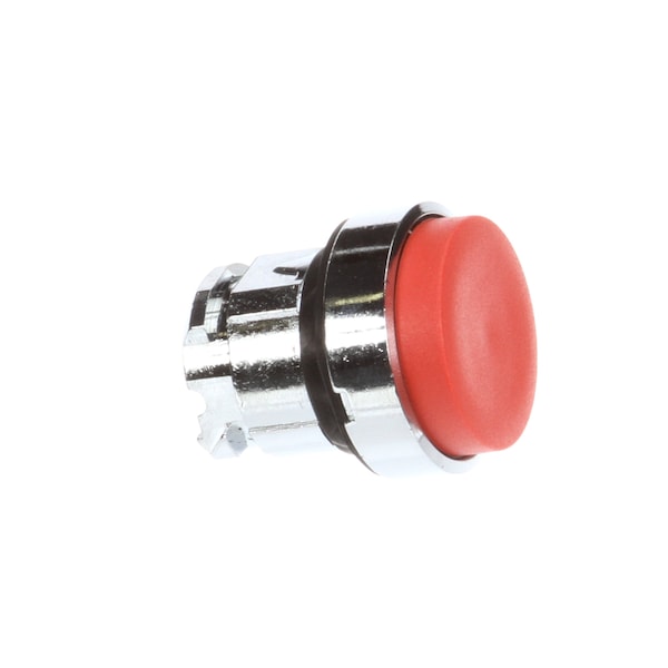 Button, Push, Extended Red